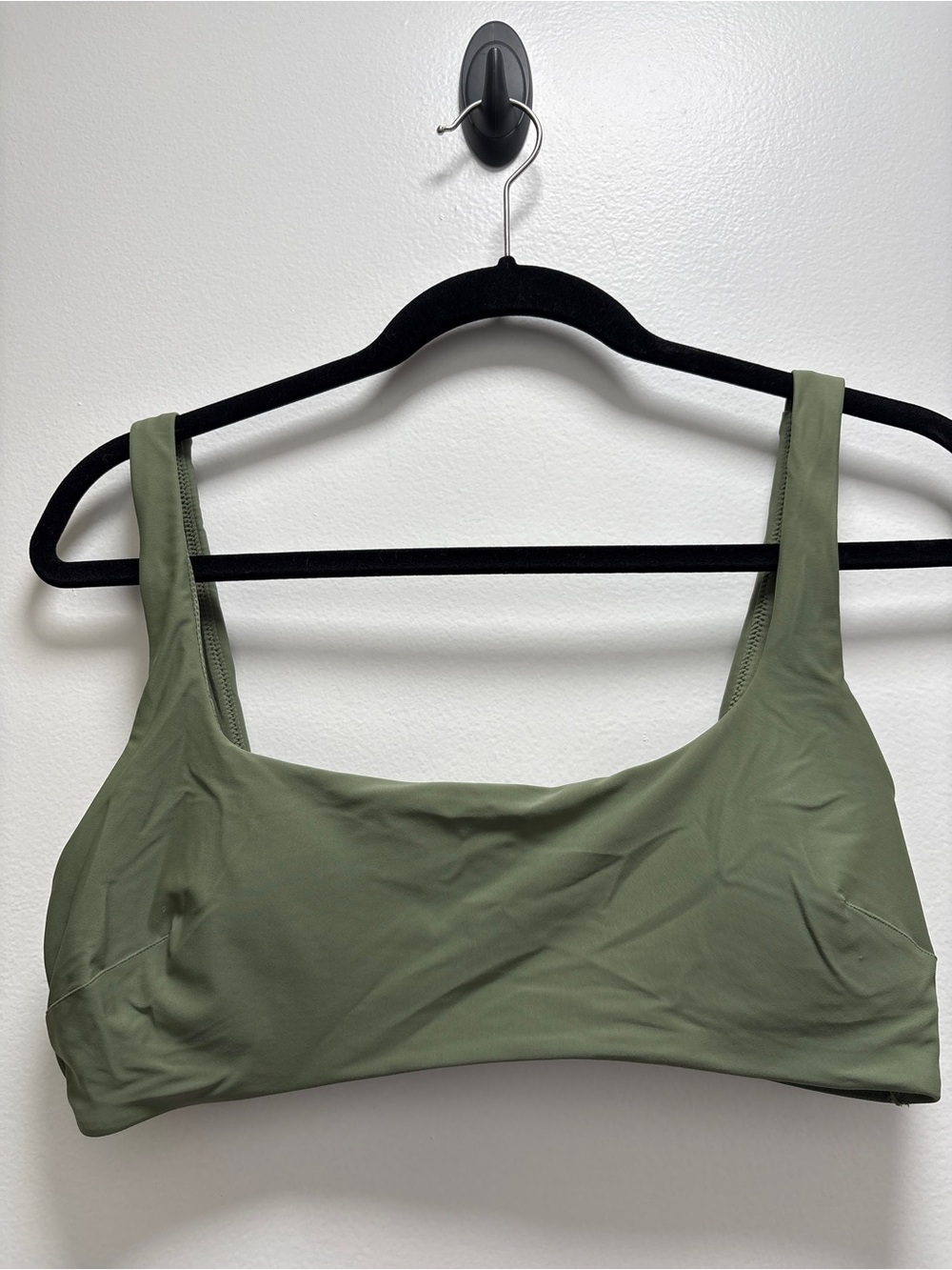 aerie Olive Green Smooth Scoop Sports Bra